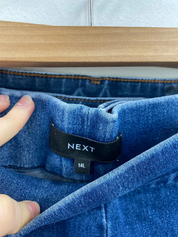 Next & TU Fabulous Denim Bottoms Duo UK 12-14 #16 LN001