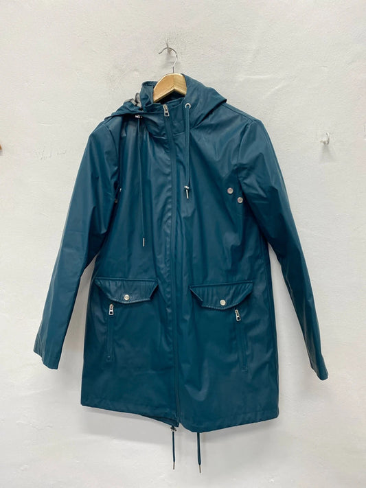 Fabulous deep forest green Mac waterproof from F&F Uk10 JA002