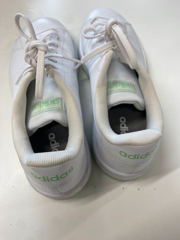 Fabulous adidas advantage white green trainers UK 5.5 NC001