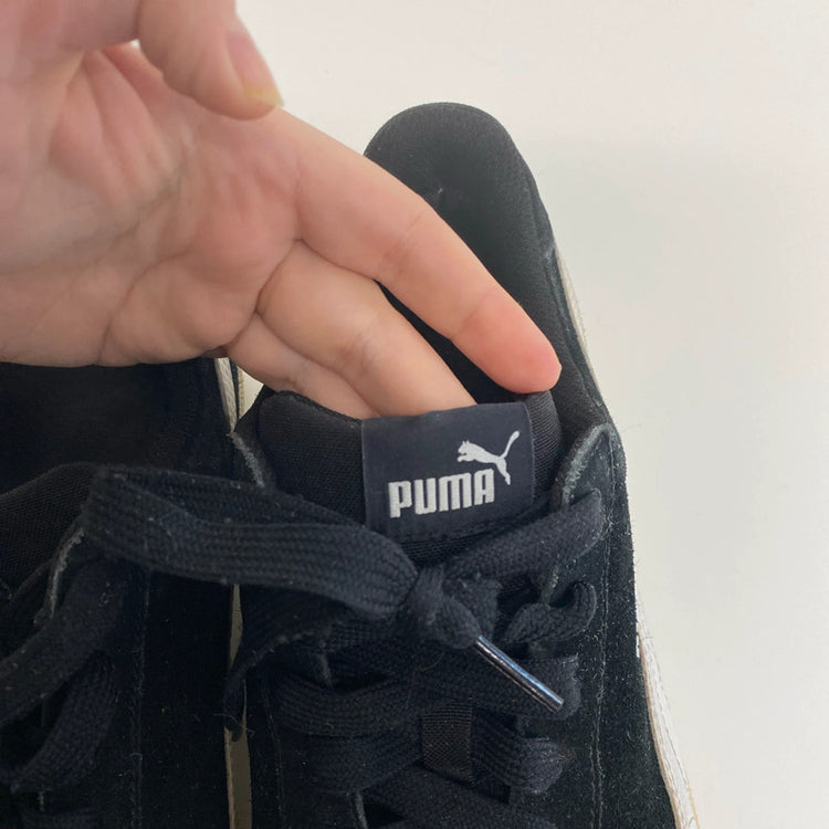 Puma Men’s Black Suede Trainers UK 9 NC001