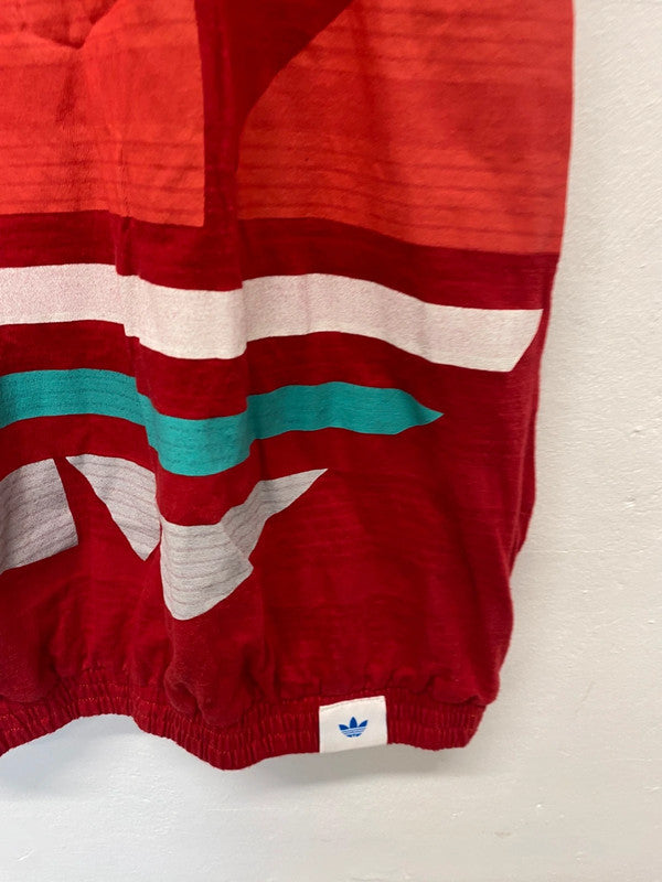 Fabulous Adidas 1990’s red tank top ladies Uk8 GK002