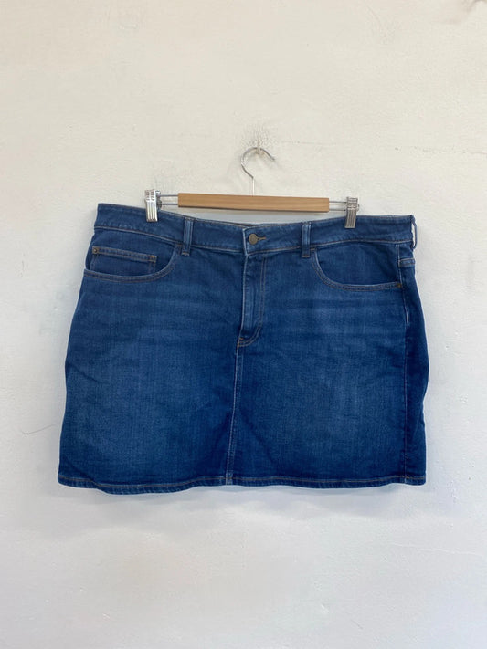 FatFace Chic Hope Denim Mini Skirt UK 18 KN002