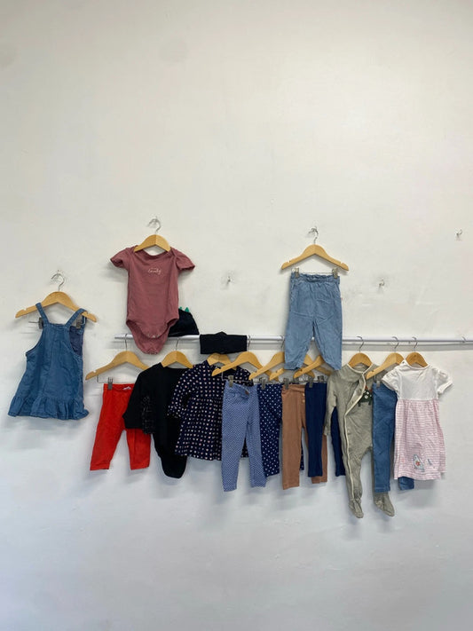 Fabulous baby bundle 12-18m summery girls H&M m&s AL002 #7