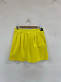 River Island Fabulous Neon Yellow Mini Skirt UK 12 NN001