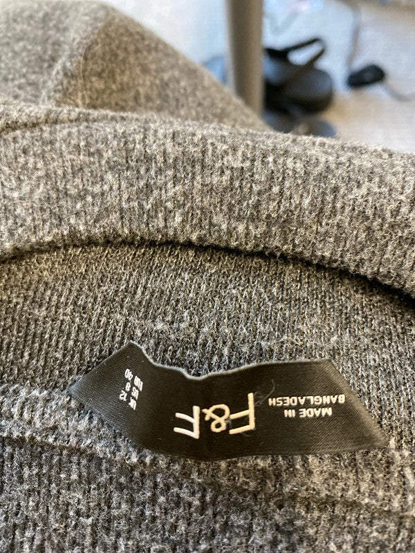 Fab F&F animal jumper dress Uk12 grey & gold LL003