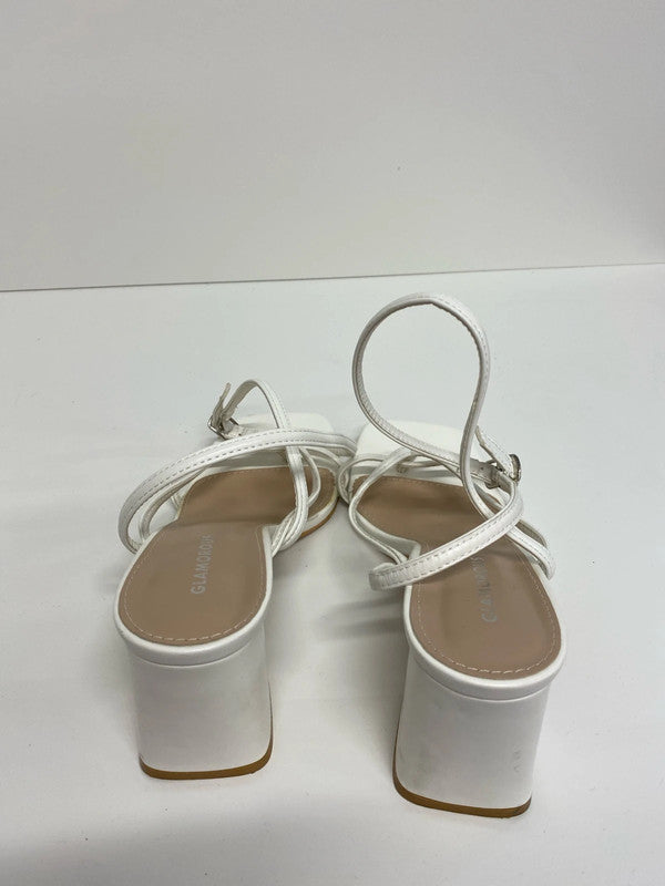 Fabulous Glamorous block heel samples UK6 classic summer KS002