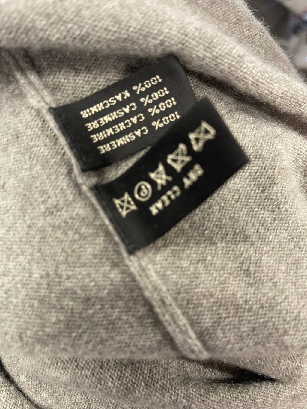 Stunning Ralph Lauren Pure Cashmere Tank Top UkXL Grey Cosy SO560