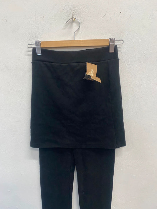 Stunning ililily black skirt legging UK M LW005