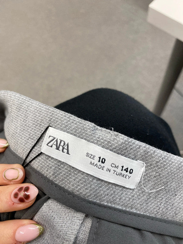 Fabulous boys zara grey smart trousers UK age 10 JB001