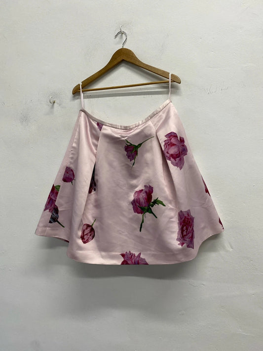 Fabulous Ted Baker Kobi Occasion pink skirt Uk16 JB005