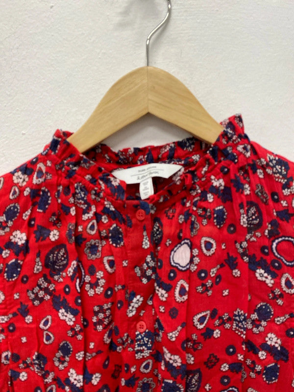 Absolutely stunning & other stories spanish red paisley dress Uk8 SN002