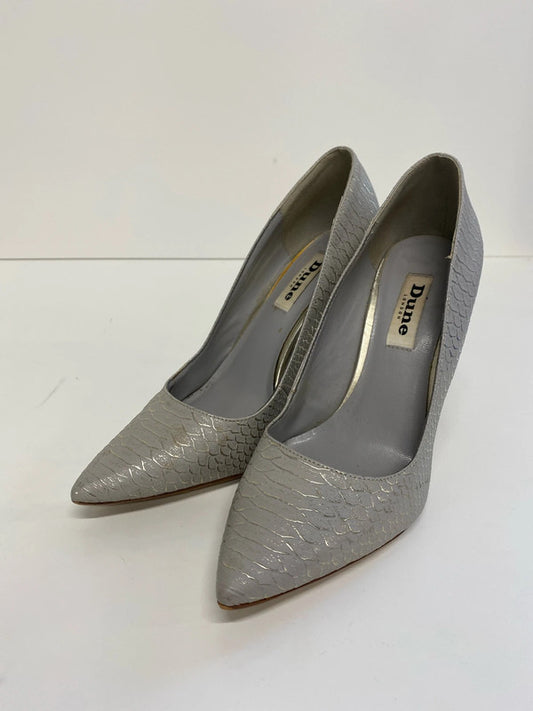 Fabulous Dune animal print grey stilettos Uk3 Eu 36 leather HDR01