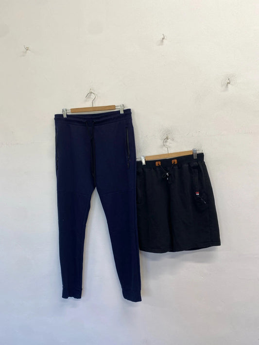 Casual duo of sweat pants and sweat shorts kyodan UK M KM005 #12