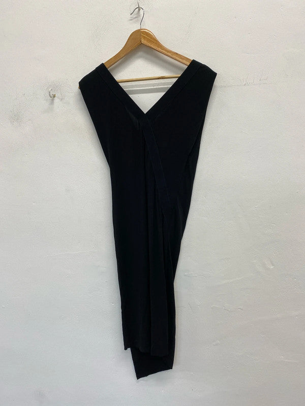 Fabulous Apryl Dress UK6 black asymmetric dress SD002