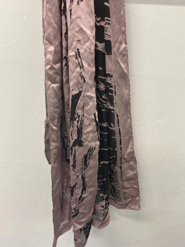 Fabulous semi sheer mauve scarf one size KM004
