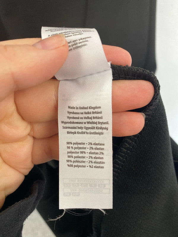 F&F Stylish Black Tunic Mini Dress UK 10 SW001