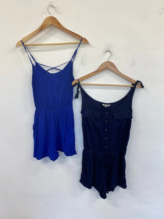 H&M Soulcal & Co Fabulous Colourful Playsuits Duo UK 6-8 #7 LK009