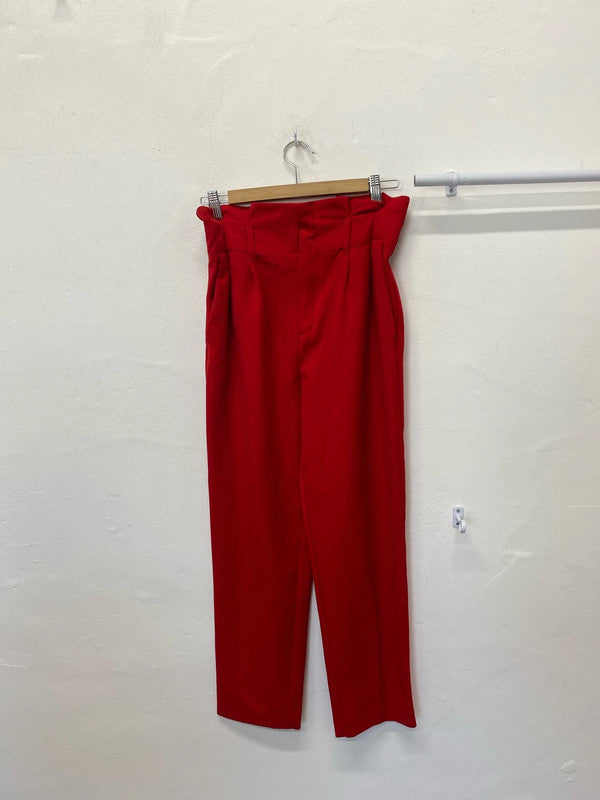 Fabulous Red Paperbag red trousers from H&M GK002