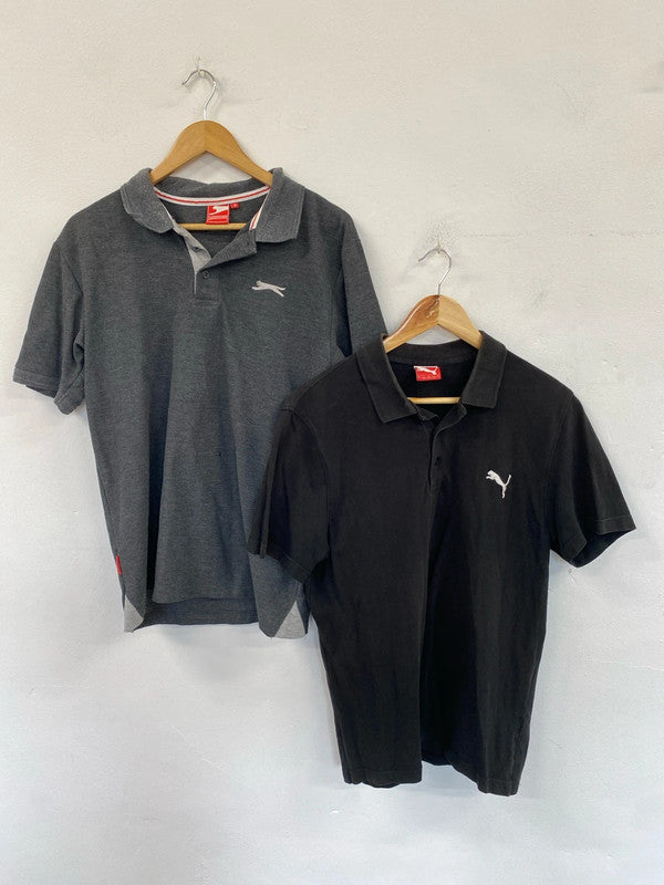 Fabulous duo Men Slazenger T-shirts size M/L #69  NC001