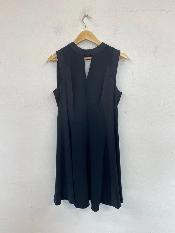 M&S Elegant Black Sleeveless LBD UK 12 SR006