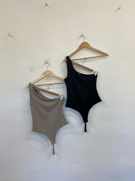 H&M Stylish Asymmetric Bodysuits Duo Size S #3 CJ001