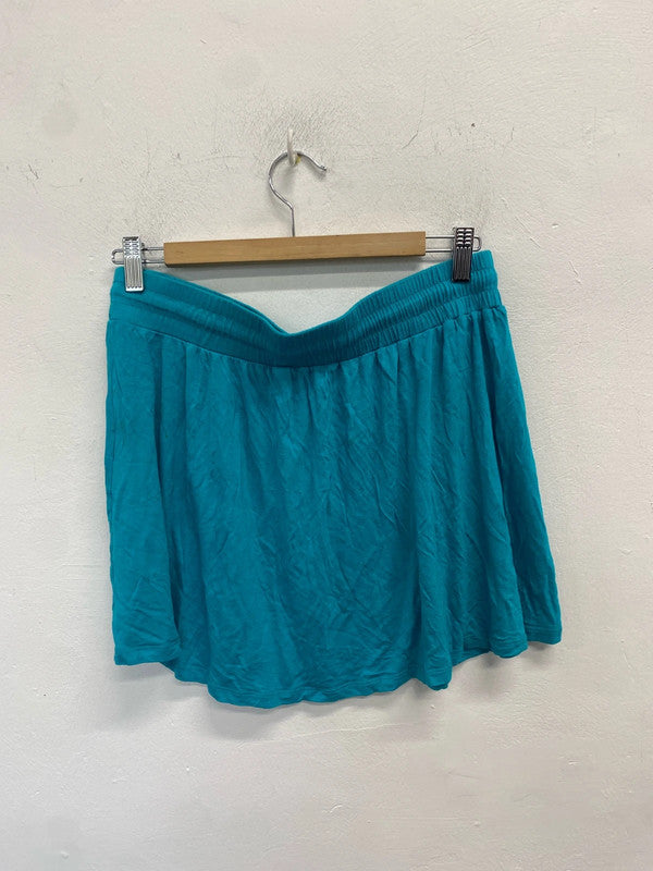 Stunning TU jersey skirt in teal activewear UK 12 LW005