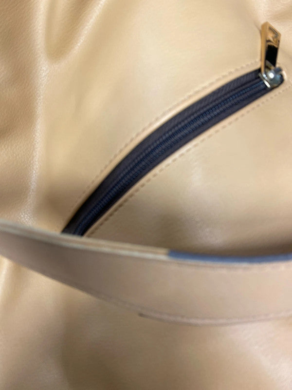 Super cute Accessorize Tan handbag faux leather KM004