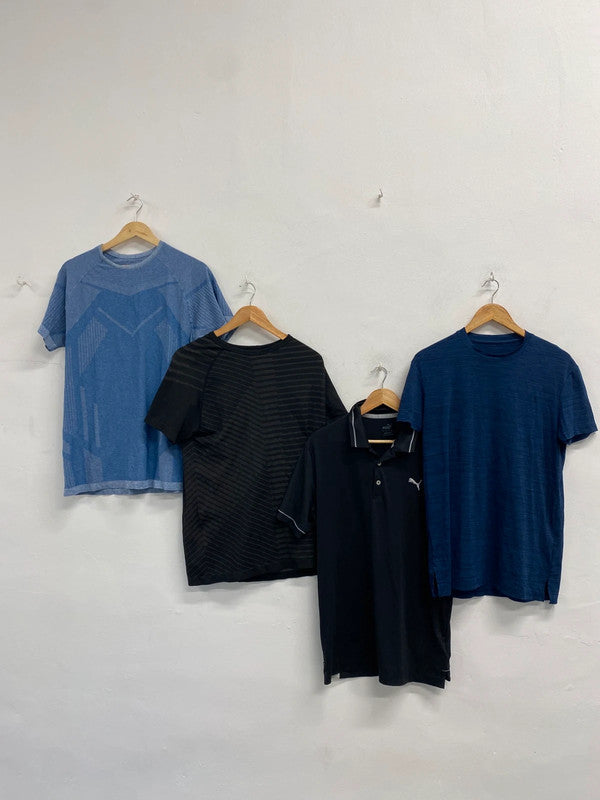 Fabulous men’s activewear tops bundle UK L puma workout DS002