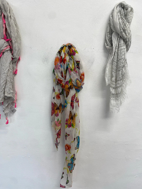 Lovely scarve trio bundle floral pattern lightweight oasis UK one size #117 LK006