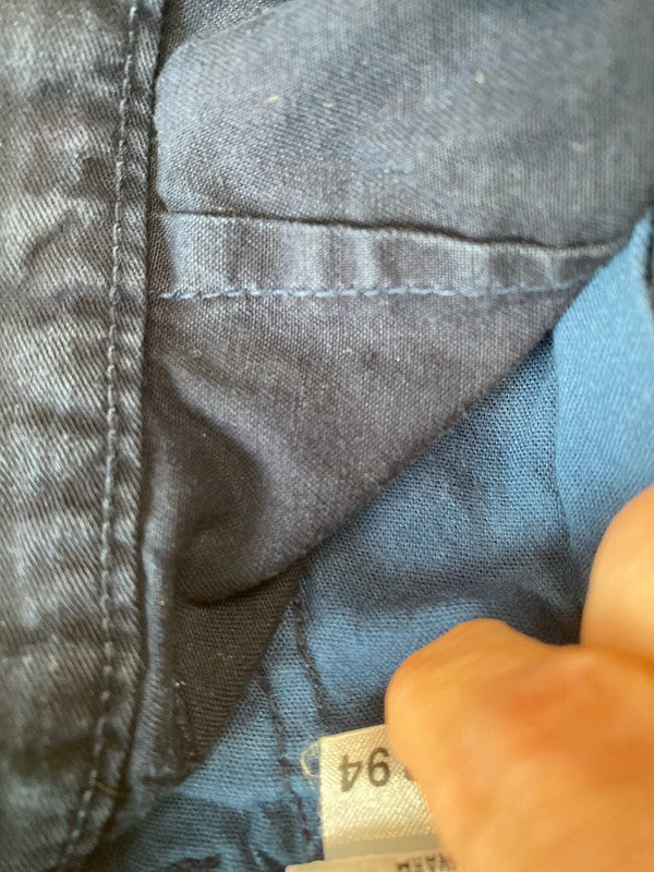 Fabulous Navy wide leg vintage shorts by United Colour of Benneton UK6/8 MM005