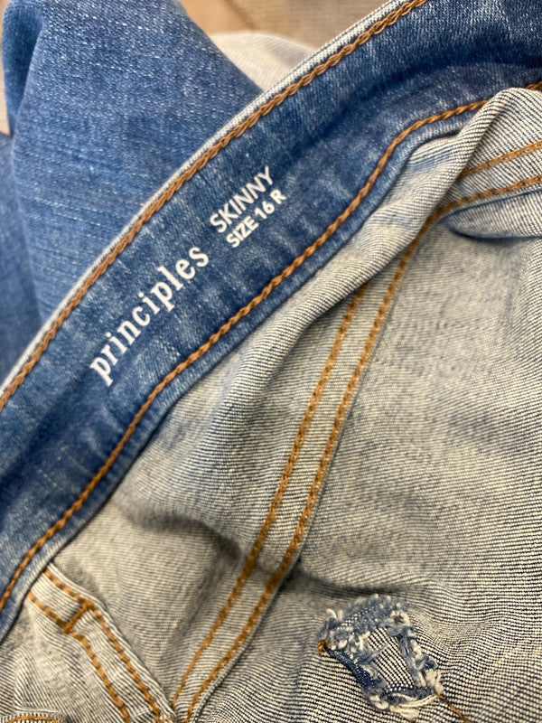 Fabulous Principles skinny stretch jeans Uk16 classic jeans MW001