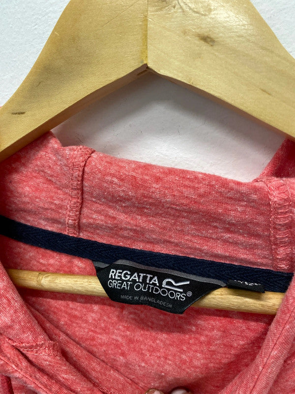 Fabulous Coral marl hoodie Uk20 Regatta cute off centre toggles YM001