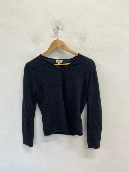 Gorgeous Gerard darel pallo grey beaded neck jumper UK 12 MM005