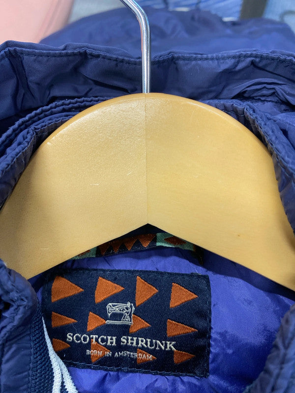 Fabulous Scotch Shrunk navy puffer jacket age 6 JP001