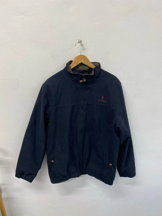 Classic Jack Murphy cotton Harrington bomber navy L KM004