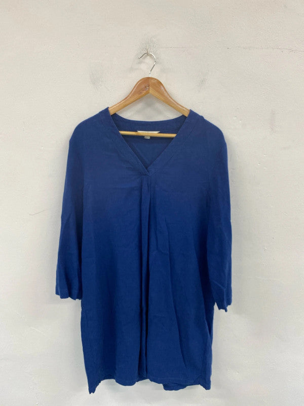 Seasalt Cornwall Fab Brittlestar Blue Tunic UK 16 LG004