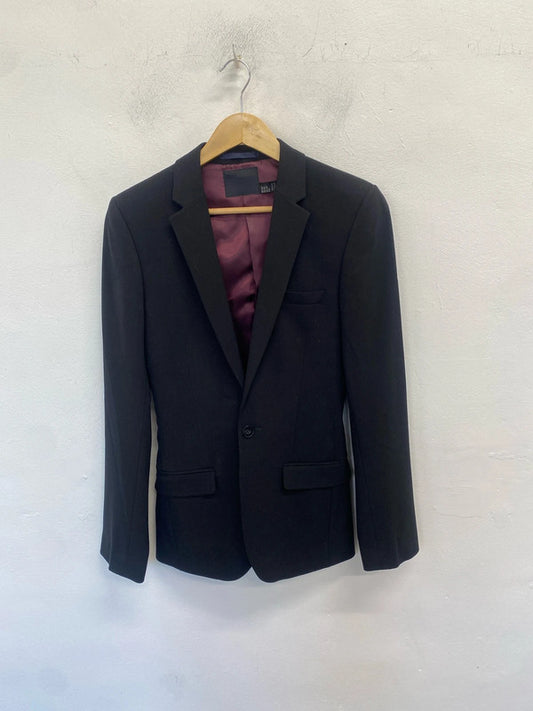 Fabulous men blazer black asos tailored UK 32 inch chest tailored CN001