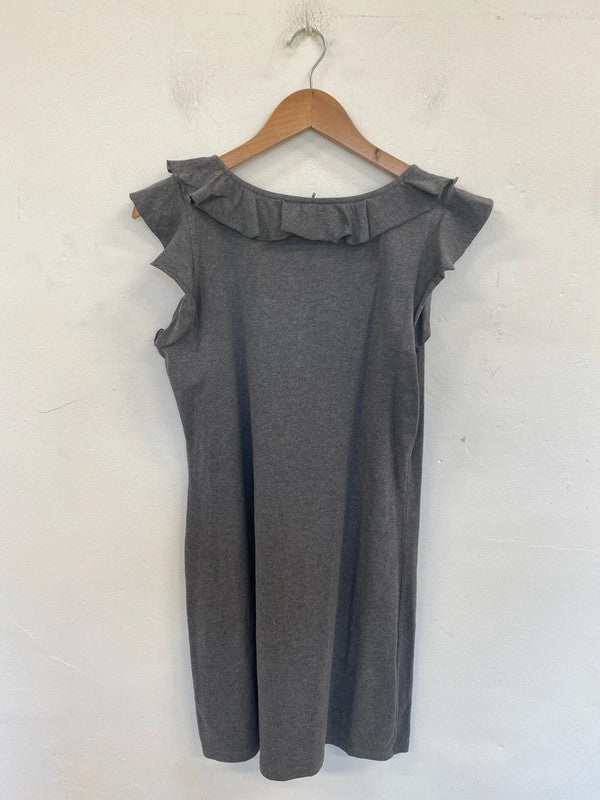 Next Coquette Vibes Grey Sheath Mini Dress UK 10 SW001