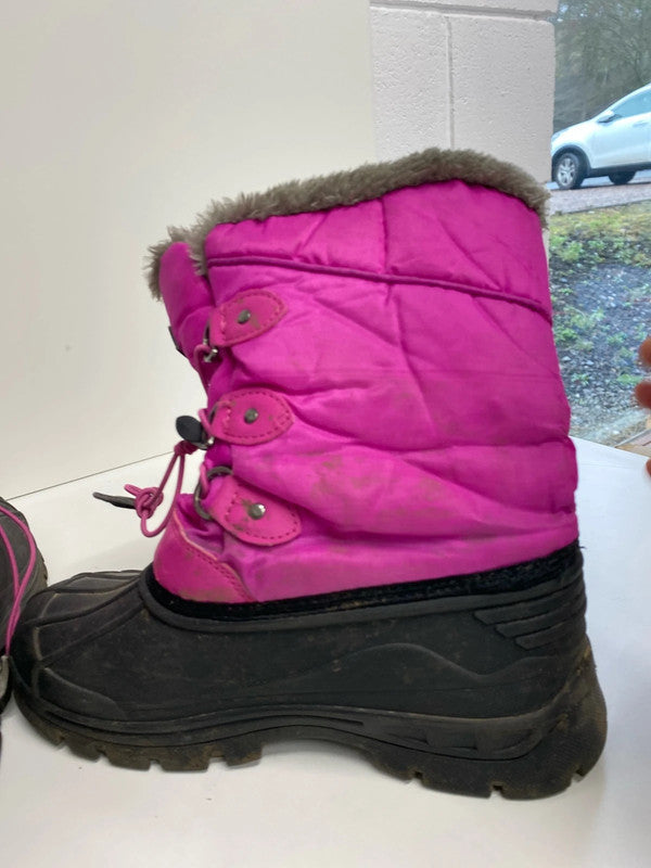 Fabulous Mountain Warehouse winter snow boots Uk3 pink Jb001