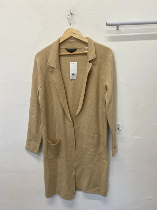 Super classic Coatigan New from Dorothy Perkins oatmeal Uk10 AO001