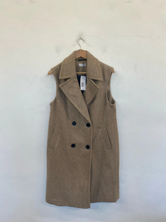 Papaya Stylish Sandy Longline Gilet UK 12 AO001