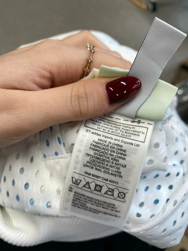 Fabulous adidas geo stripe blue pink reversible breathable bomber UK S GK002