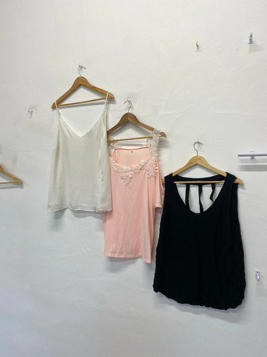 Fabulous Summer top Trio camis New look Uk20 #5] YM001