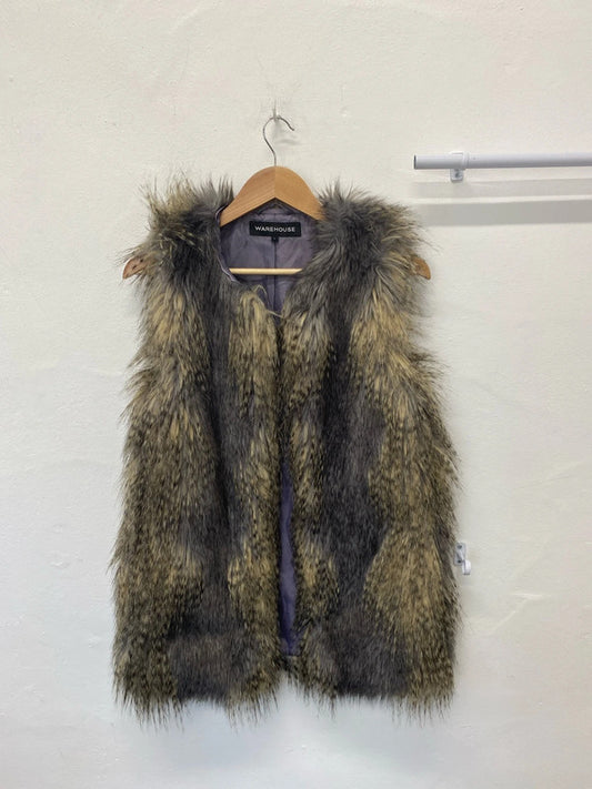 Fabulous longline boho faux fur gilet UkS Warehouse MW001