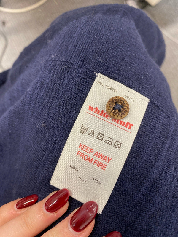 Lovely white stuff blue cardigan UK 8 MM005