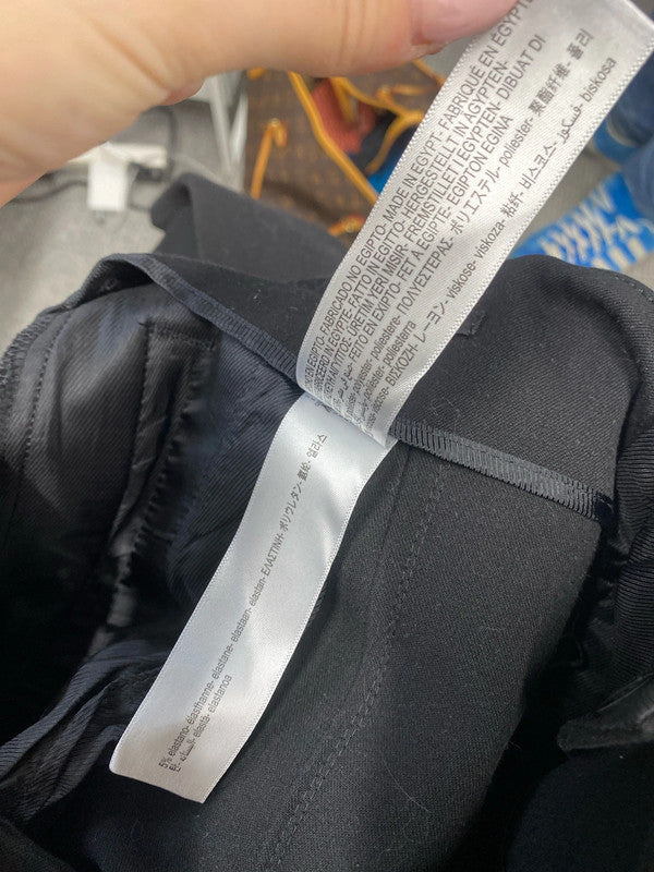 Lovely massimo Dutti black crop trouser UK 12 SS002