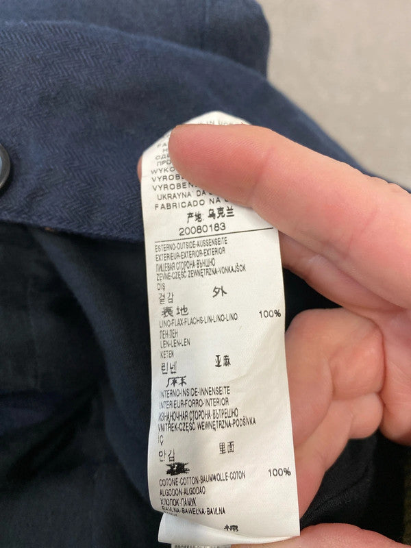 Fab United Colours Benneton Linen blazer military style Uk12 KD001