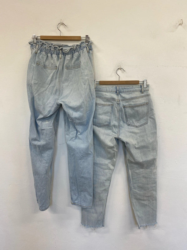 Denim Co Fabulous Light Blue Jeans Duo UK 10 #2 LN001