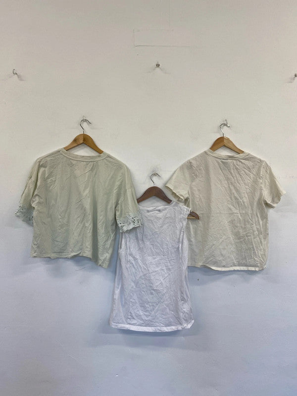 Pieces River Island Vero Moda Cute Casual Tops Trio M-XL #20 LN001