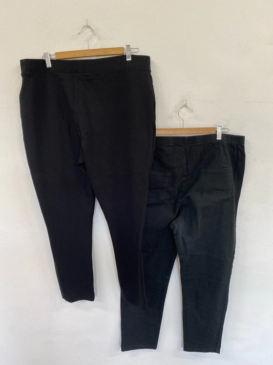 Fabulous woman’s duo uk 22 black work bottoms Simply Be Tu #58 NC001